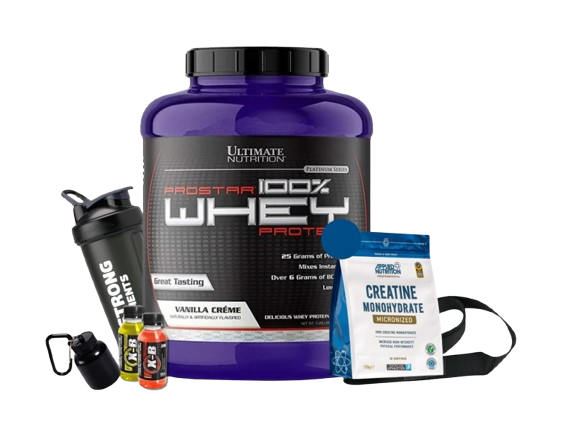 prostar whey 5lb + creatina applied nutrition 150g + shaker o straps o portaprote + 1 x b prostar whey 5lb + creatina applied nutrition 150g + shaker o straps o portaprote + 1 x b